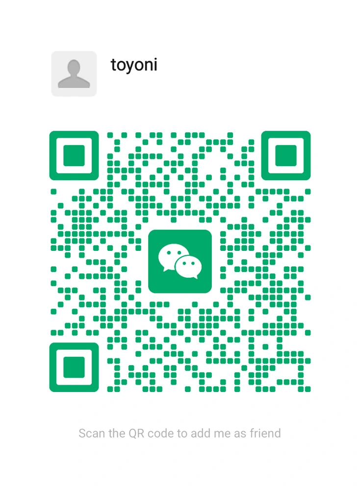Toyoni WeChat QR code